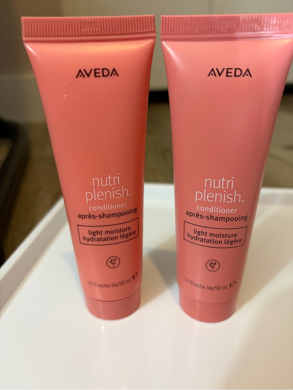 AVEDA Nutriplenish Light Moisture Conditioner 1.7 oz Travel Size set of 2
